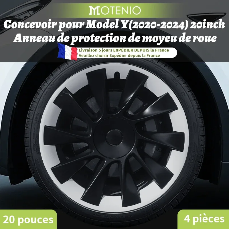 Anneau de protection de jante, couvercle de roue