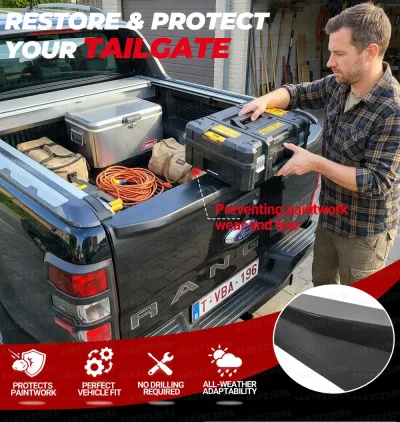 Becquet de hayon arrière en ABS noir mat – image 2