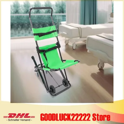Chaise d'escalier pliable vert et noir
