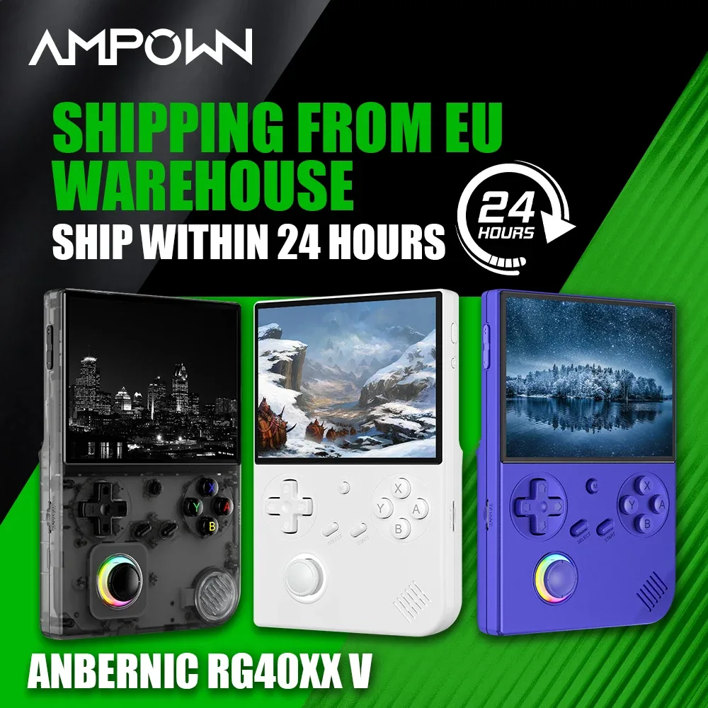Console de jeu portable rétro écran IPS 10 cm