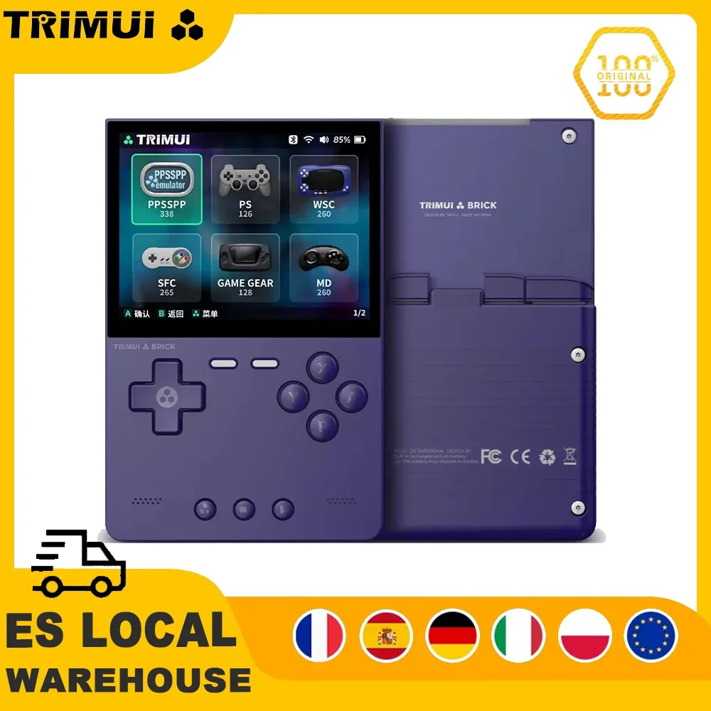Console de jeux portable rétro, écran IPS