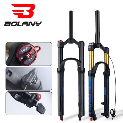 Fourche de VTT à suspension pneumatique réglable