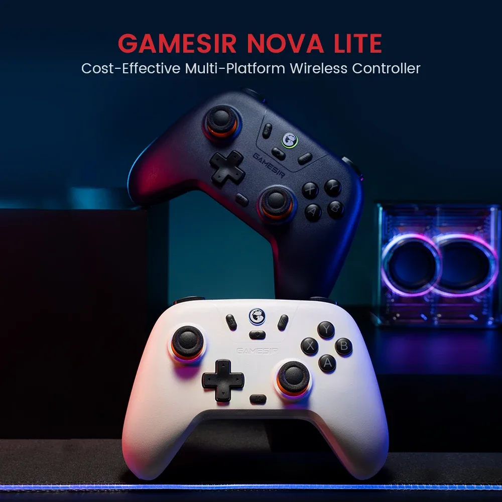 Manette de jeu sans fil à effet Hall