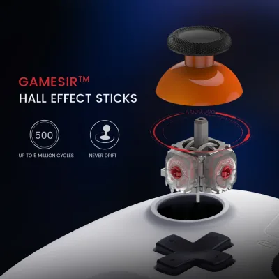 Manette de jeu sans fil à effet Hall – image 3