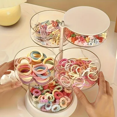 Organisateur de bijoux rotatif en plastique – image 2