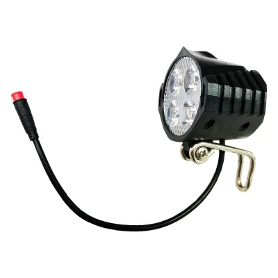 Phare de vélo électrique étanche fixé au guidon – image 2