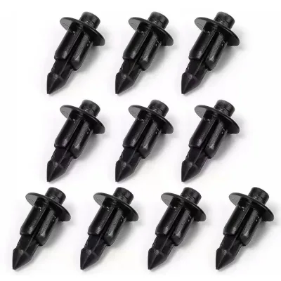Rivets plastique noirs 6 mm pour carénage – image 3