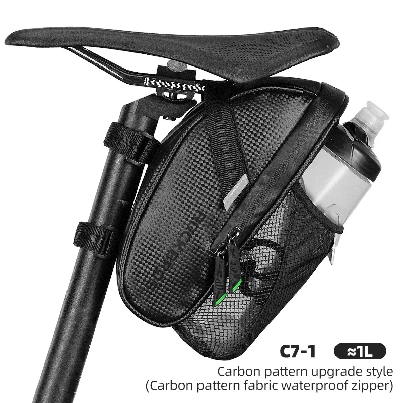 Sac de selle arrière de vélo en polyester