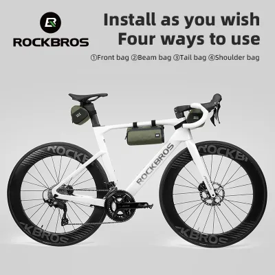 Sacoche de vélo en nylon détachable, étanche – image 3