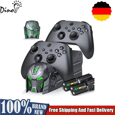Station de charge double manette, 2 batteries